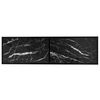 vidaXL Tv-meubel 140x40x40,5 cm gehard glas zwartmarmerkleurig