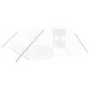vidaXL Tuinkas met stalen frame 24 m&sup2; 6x4x2 m wit