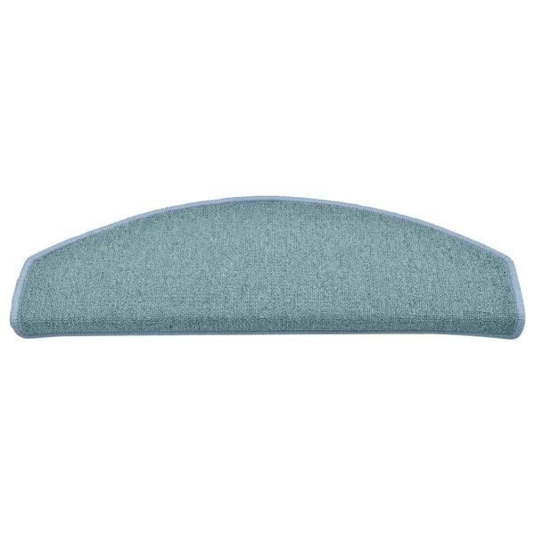 vidaXL Trapmatten 15 st 65x24x4 cm Zeeblauw Halfrond Groot