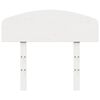 vidaXL Hoofdbord 75 cm massief grenenhout wit