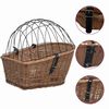 vidaXL Fietsmand voor bagagedrager 55x31x36 cm natuurlijk wilgen