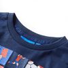 Kindershirt met lange mouwen 104 gemêleerd marineblauw