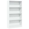 vidaXL Boekenkast 80x24x143 cm bewerkt hout wit