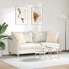 vidaXL Sofa Kussens 2 stuks Beige 45 x 45 cm Stof
