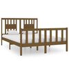 vidaXL Bedframe massief hout honingbruin 140x190 cm