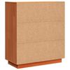 vidaXL Dressoir Wasbruin 70 x 34 x 80 cm Massief grenenhout