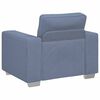 vidaXL Sofastoel Blauw 100x77x82 cm Corduroy Stof