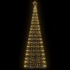 vidaXL LED-kerstboom 550 LEDs warm wit 300 cm