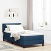 vidaXL Boxspringbed met matras Blauw 200 x 90 cm Polyester