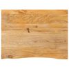 vidaXL Tafelblad met natuurlijke rand 90x60x2,5 cm massief mangohout