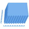 vidaXL Zwembad Grondmat 40 st Blauw 14,4 m&sup2; EVA Schuim