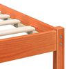vidaXL Bedframe Wasbruin 100 x 200 cm Massief grenenhout