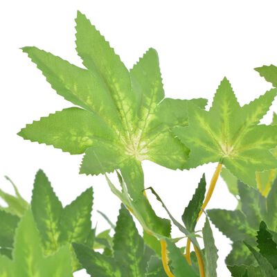 vidaXL Kunstplant met pot esdoorn 120 cm groen