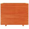 vidaXL Plantenbak 90x60x72 cm massief grenenhout wasbruin