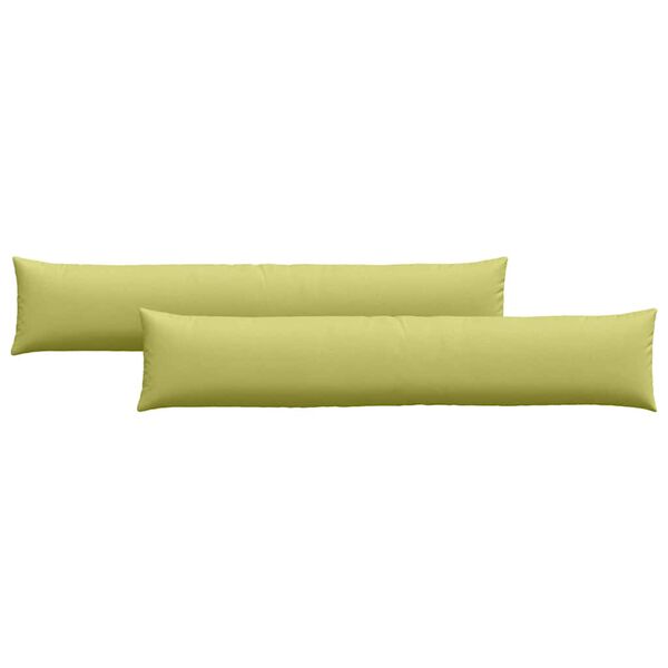 vidaXL Sofa Kussens 2 stuks Lichtgroen 200 x 40 cm Stof