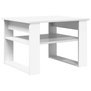 vidaXL Salontafel Wit 64 x 54 x 44 cm Bewerkt hout