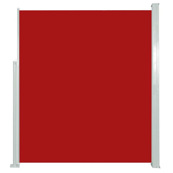 vidaXL Wind-/zonnescherm uittrekbaar 180x300 cm rood