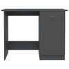 vidaXL Bureau 100x50x76 cm bewerkt hout grijs