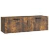 vidaXL Wandbeugel TV-kast Gerookt eiken 98 x 31 x 30 cm Bewerkt hout