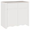 vidaXL Dressoir Drammen Wit 79 x 43 x 75.5 cm Massief grenenhout