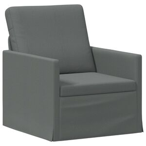 vidaXL Fauteuil Donkergrijs 70 x 81 x 82 cm Stof