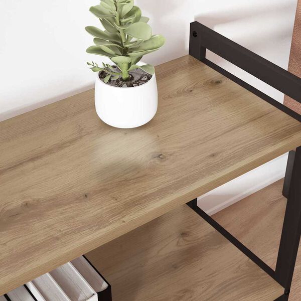 vidaXL Boekenkast Artisan Eiken 80 x 30 x 50 cm Bewerkt hout