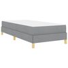 vidaXL Boxspringbed Lichtgrijs 80 x 200 cm Stof