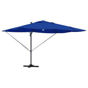 vidaXL Parasol 351 x 250 x 253 cm Polyester en Aluminium Azuurblauw