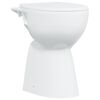 vidaXL Randloos Toilet 7 cm extra hoogte soft-close keramiek wit
