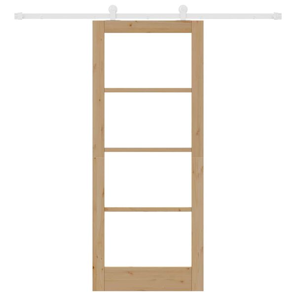 vidaXL Schuifdeur ORKDAL Naturel 83 x 202 cm