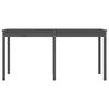 vidaXL Tuintafel 159,5x82,5x76 cm massief grenenhout grijs