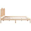 vidaXL Bedframe extra lang zonder matras massief hout 180x210 cm
