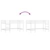 vidaXL Loftbed voor Kids Wit 100 x 200 cm Staal