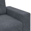 vidaXL Loveseat bank 160x77x82 cm fluweel donkergrijs