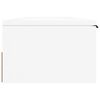 vidaXL Wandkast 102x30x20 cm bewerkt hout wit