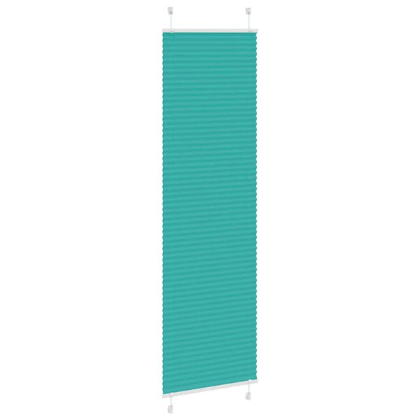 vidaXL Pliss&eacute; rolgordijn 55x200 cm stofbreedte 54,4 cm petrol groen