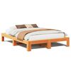 vidaXL Bedframe zonder matras massief grenenhout wasbruin 140x200 cm