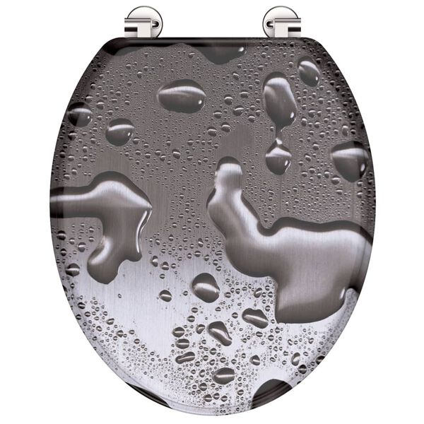 SCH&Uuml;TTE Toiletbril GREY STEEL MDF