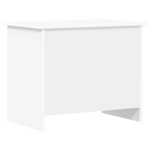 vidaXL Opbergkist met opslag Wit 60 x 40 x 50 cm Bewerkt hout