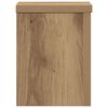 vidaXL Plantenstandaards 2 st 15x15x20 cm hout artisanaal eiken