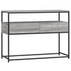 vidaXL Wandtafel 100x40x75 cm bewerkt hout grijs sonoma eikenkleurig