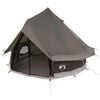 vidaXL Tipi Tent met dak Bruin Grijs 250 x 250 cm Polyester en staal
