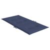 vidaXL Stoelkussens 4 st lage rug stof marineblauw