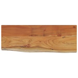 vidaXL Wandschap rechthoekig natuurlijke rand 50x20x2,5 cm acaciahout