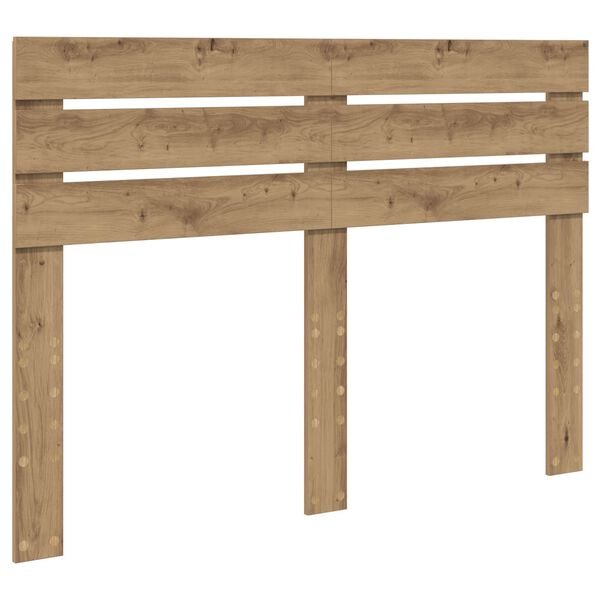 vidaXL Hoofdbord Artisan Eiken 160 cm Bewerkt hout
