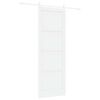 vidaXL Schuifdeur ORKDAL 83 x 232 cm Massief grenenhout Wit