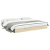 vidaXL Bedframe zonder matras hout sonoma eikenkleurig 180x200 cm