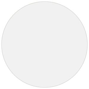vidaXL Tafelbeschermer &Oslash;60 cm 1,6 mm PVC mat