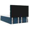 vidaXL Ottoman bed met matrassen 140x200cm fluweel donkerblauw