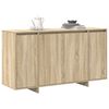 vidaXL Dressoir Sonoma Eiken 135 x 41 x 75 cm Bewerkt hout